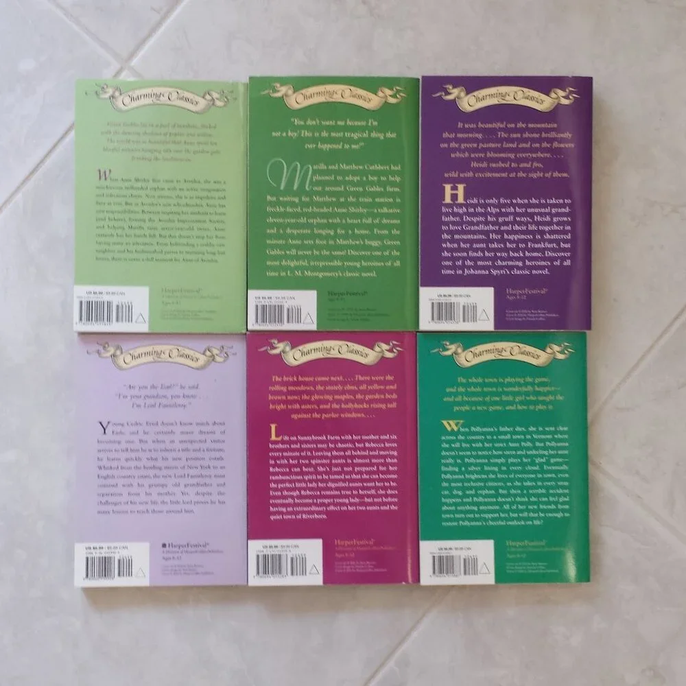 Set of 6 Softback Books